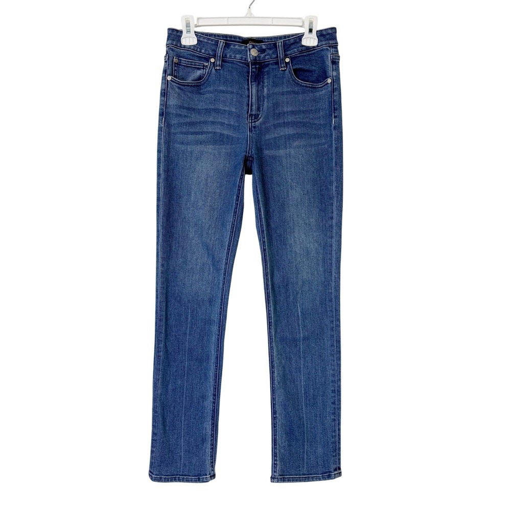 Quince Mid Rise Slim Straight Jeans Women's 28 Organic Cotton
